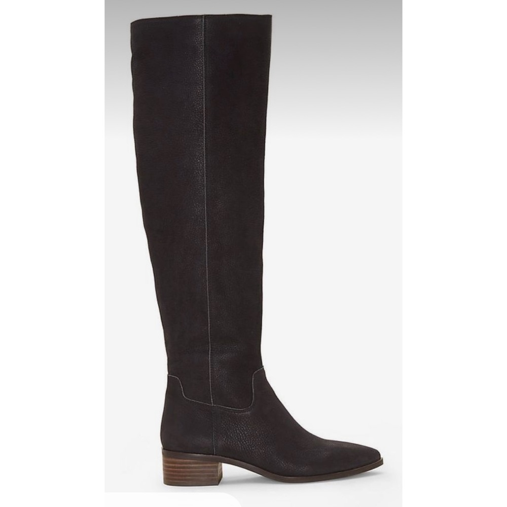 Lucky Brand Kitrie Black Knee High Boots 6.5